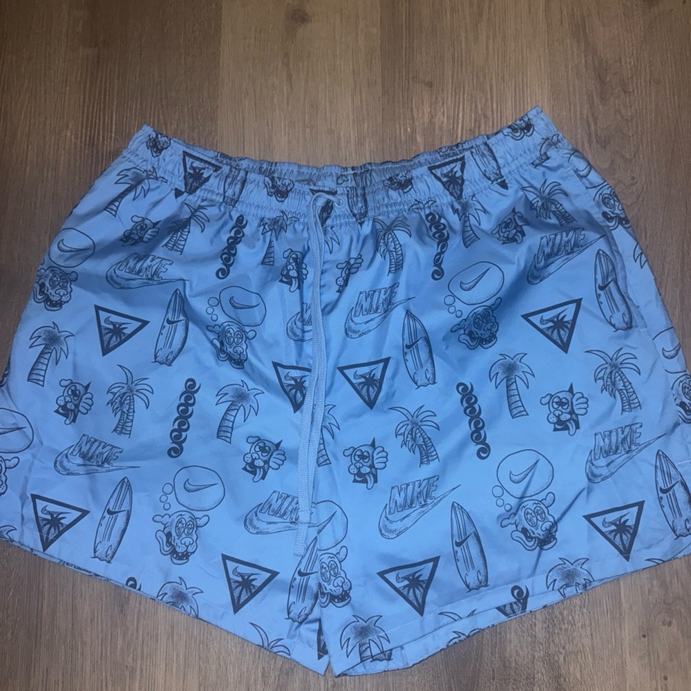 Nike Light Blue Mesh Shorts